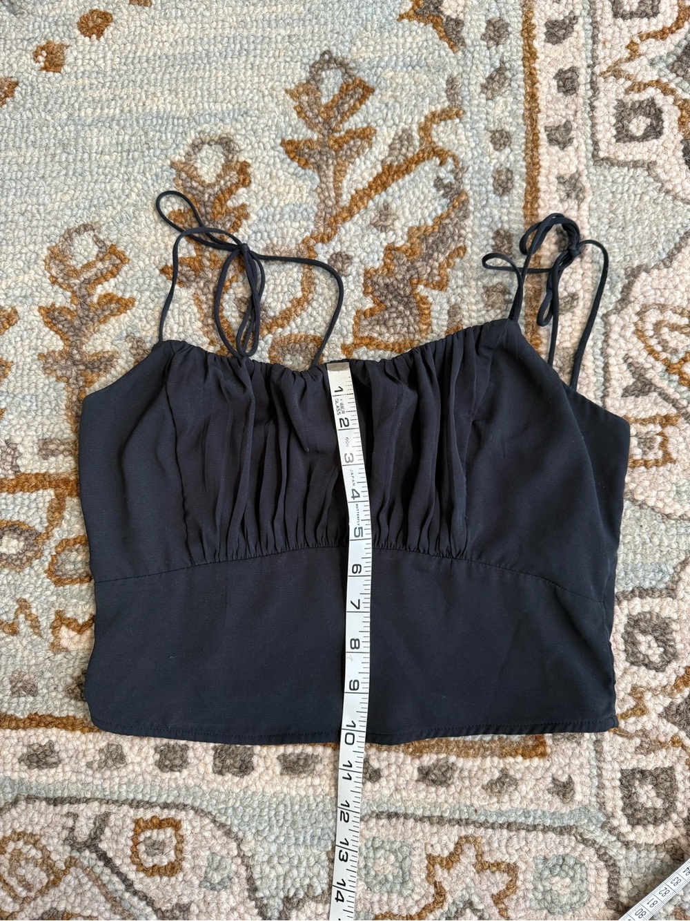 Abercrombie Tie-Shoulder Cropped Cami Top - Picture 4 of 6